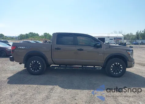 2021 Nissan Titan Pro-4X 4X4 из США, поврежденный, VIN 1N6AA1ED0MN536715